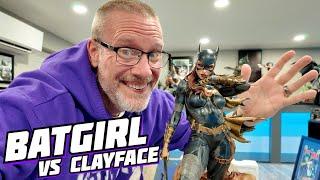 Batgirl Takes On Clayface in EPIC Statue Showdown!