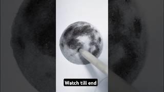 Itna easy| Very easy full moon drawing| #shorts #ytshorts #viralshorts #trending #youtubeshorts