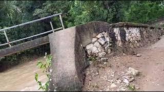 St Mary footbridge at risk of collapse as heavy rains loom