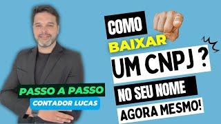 COMO DAR BAIXA NO CNPJ EI