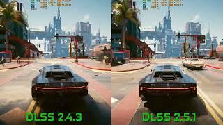 Cyberpunk 2077 | 4K DLSS 2.4.3 vs DLSS 2.5.1 - Significant Image Quality Improvements | RTX 4080