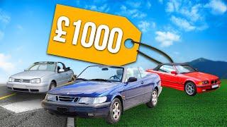 £1000 Cheap Convertible Car Buying Challenge