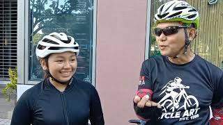 MANDAMAN ELITE CYCLIST NEW MEMBER LADY BIKERS AENHA YSABEL SAVIO AN INTERVIEW BY DANIEL SPEED YAMIO.