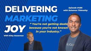 DMJ Ep 486 with Solomon Thimothy You’re not getting deals because you’re not known in your industry