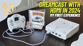 How Dreamcast looks in 2024 with HDMI on a 4k TV