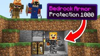 minecraft manhunt but you can CRAFT ARMOR out of any BLOCKS