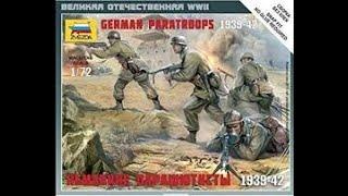 Focus on Fallschrimjager EP: 1 Zvezda Fallschirmjager 1 /72 Scale Plastic Soldier Review