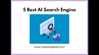 5 Best AI Search Engine