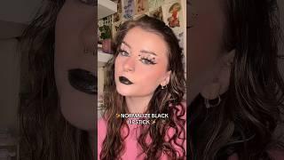 NORMALIZE BLACK LIPSTICK  #makeup #gothmakeup #altmakeup #blacklipstick