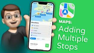 Creating Multi-Stop Routes in Maps ⭐ iOS 16 Tips