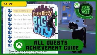 Little Kitty, Big City #Xbox All Quests - Quick Guide #XboxGamePass