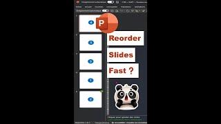 🪄 How to reorder Slides Fast!