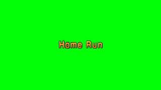 Wii sports home run green screen