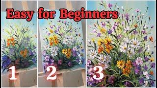 Super Easy for Beginners / Acrylic Painting for Beginners