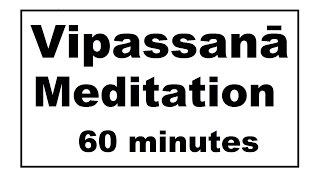 Vipassanā Meditation: a daily meditation timer. 60 minutes. Bell every 5. (Meditation videos series)