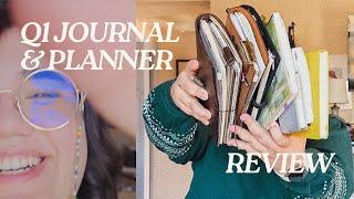 QUARTER ONE PLANNER UPDATE   how my journaling system has changed since January