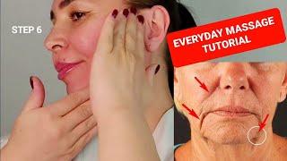 EVERYDAY FACIAL MASSAGE | Anti aging, Lymphatic Drainage Massage with lifting effect