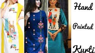 Hand Painted Kurti Collection Bangla