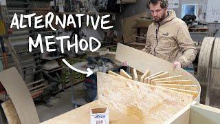 I made a mistake - Curved Joinery is Time Consuming!! || A Joiners Day in the life