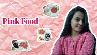 Pink Food Challenge | 24hours | Mona Gowda