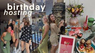 hosting for my birthday & apartment tour