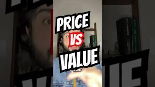 Understanding Price vs Value #money