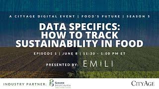 Data Specifics: How to Track Sustainability in Food - Presentation by David McInnes, DMci Strategies