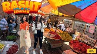 Everyday Life at Rasht’s Fish Market and Sabzeh Meydan -4k