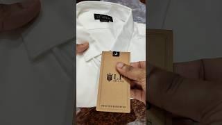 Louis Philippe Jeans Men White Slim Fit Solid Casual Shirt #shirts  #style #shorts #unboxing