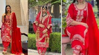 Pari Rani suit collection ️️#karvachauth  special Red colour suit #trending #fashion #viral suit