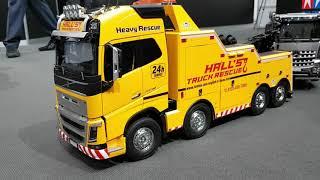 Tamiya 56362 1/14 Volvo FH16 Globetrotter 750 8x4 TowTruck at Nuremberg Toy-Fair 2020