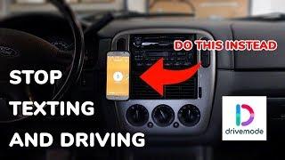 The Safe Way to Text and Drive?? | Drivemode App