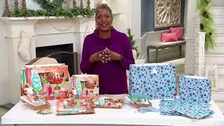 Cultured Greetings 40-Piece Gift Wrap, Card & Bag Set on QVC