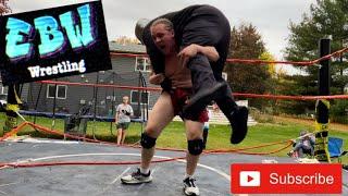 EBW ALEX “THE GOAT” VS THE MASKED MAN!! EXTREME BACKYARD WRESTLING!! HALLOWSEVE BRAWL!!!!