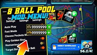 (TUTORIAL!) 8 Ball Pool MOD MENU v56.0.4 Gameplay - VIP Unlimited Money & Long Line Anti Ban 2024