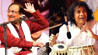 Umran beet gaiyan: (rare) Ustad Ghulam Ali with ustad Zakir Hussain