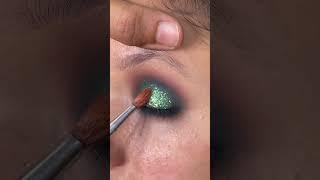 Intense Green Smokey Eyes Makeup Tutorial #shorts