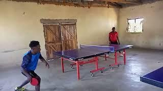 Charles Silungwe training with Felix Kasongo @Garden table tennis club #tabletennis