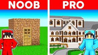 Minecraft NOOB vs PRO MANSION Build Battle Challenge