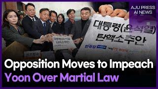 Opposition Pushes to Impeach Yoon Over Martial Law Fallout | AJP AI NEWS