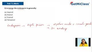 Endosperm Classification in Mango Explained KCET 12th Biology Sexual Reproduction in Plants