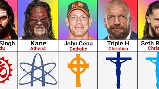 WWE Wrestlers Religion Christian, Muslim, Hindu | WWE Superstars And Their Religion.