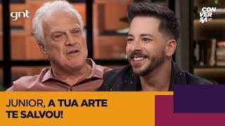 Junior Lima se emociona e afirma que a música o salvou na pandemia! | Conversa com Bial | GNT