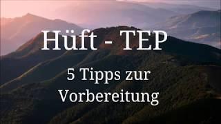 Hüft-TEP-OP  5 Tipps zur Vorbereitung