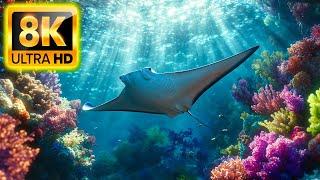 Underwater World 8K ULTRA HD – Marine Life, Sea Animals and Coral Reef 8K #8K #ANIMAL #OCEAN