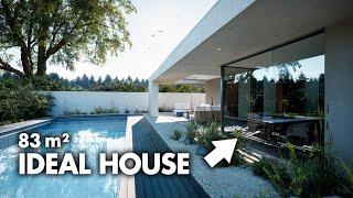 small modern house with 3 bedrooms | WALKTHROUGH & FLOOR PLAN