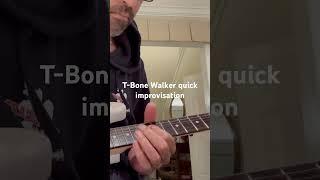 Quick Fun with T-Bone Walker Vibes: Blues Improv! #TboneWalker #BluesImprov #GuitarFun