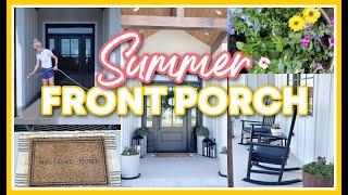 SUMMER FRONT PORCH 2024 | FRONT PORCH DECORATING IDEAS