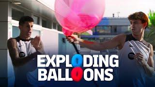  BOOM! EXPLODING BALLOONS CHALLENGE WITH JOAO FELIX & JOAO CANCELO | EL CLASICO EDITION