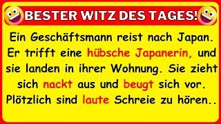  HEIßESTER WITZ DES TAGES! Ein Geschäftsmann landet im Bett mit einer hübschen Japanerin...